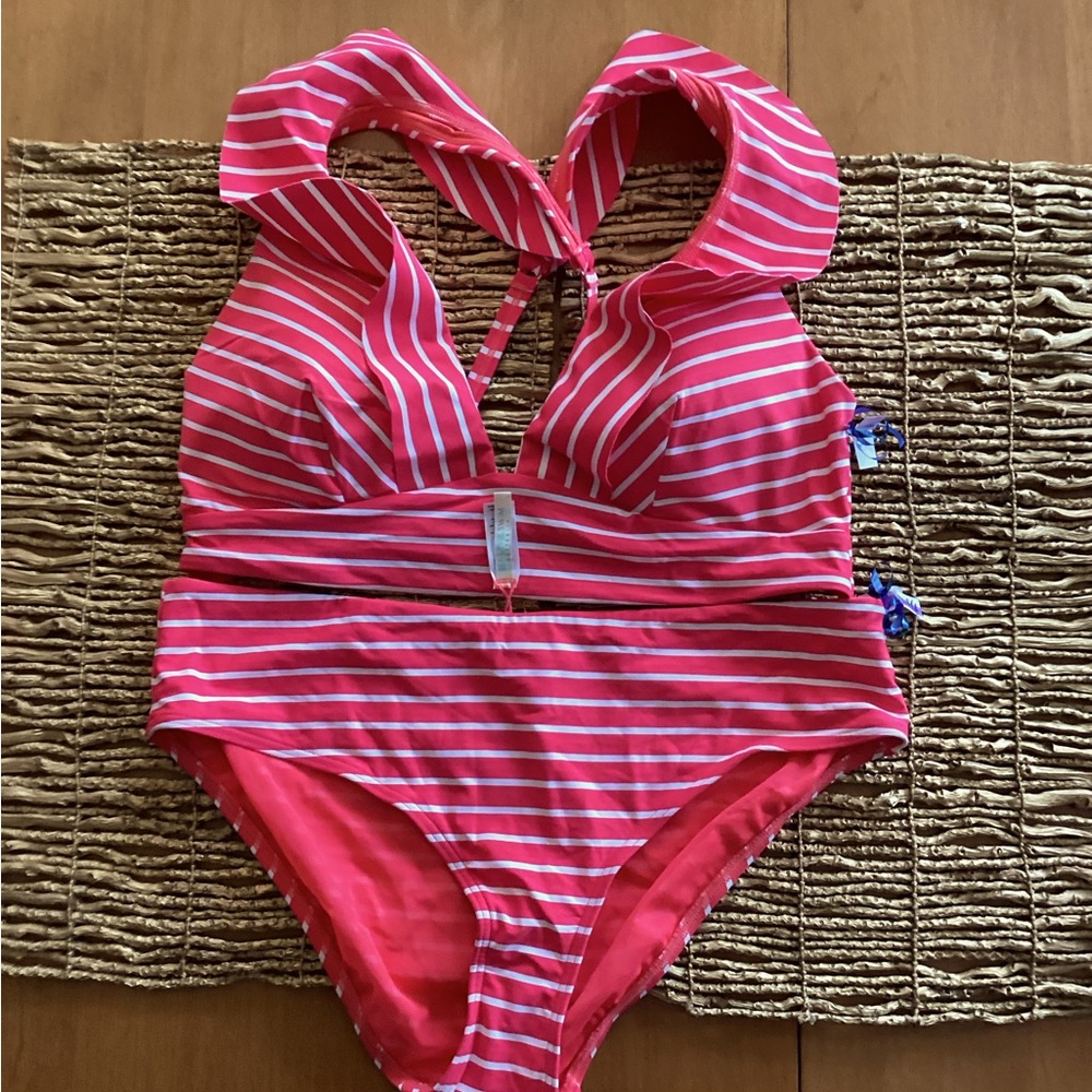 Striped 2 Piece Bikini
